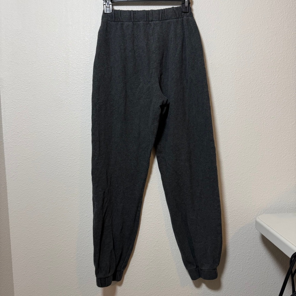 Brandy Melville Rosa Sweatpants Charcoal Grey Elastic Waist Joggers One Size